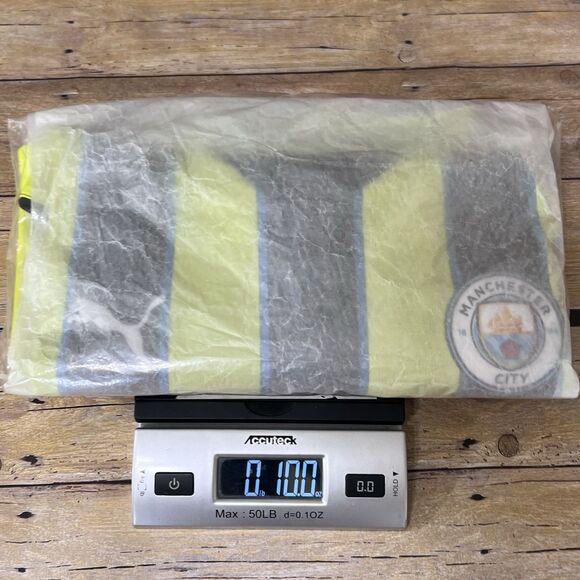 Manchester City Size XXL 24’ 25’ Away kit Jersey Blue and Yellow Puma New - Picture 15 of 15